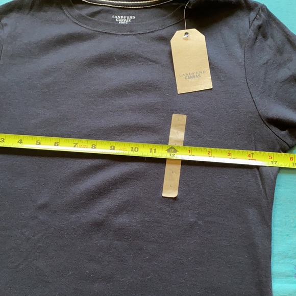 Land’s End Canvas Black Long Sleeve Tee L - Picture 7 of 9
